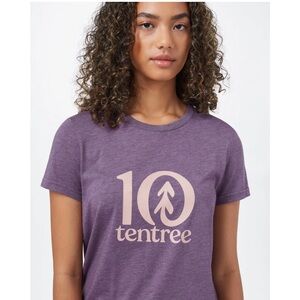 NWOT Tentree Women's Purple Graphic Tee Size M